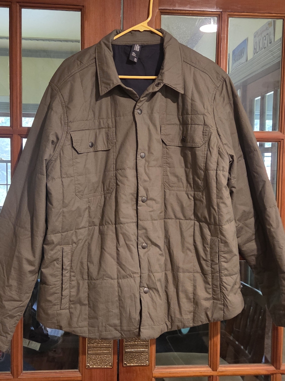Men's Olive Quilted Shacket - Mountain Hardware